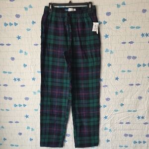 Men's Green Plaid Pajama Lounge Pants